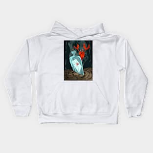 Crab finds love : Kids Hoodie